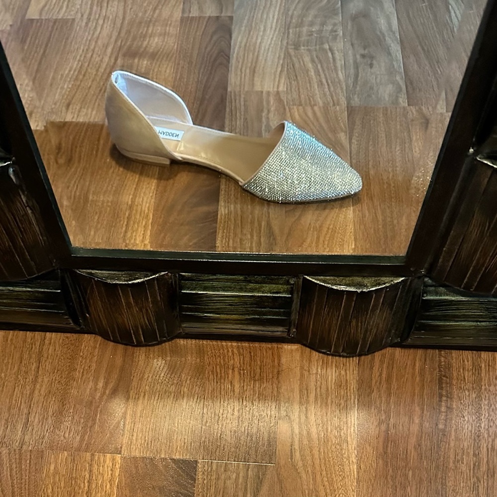 Steve Madden sparkling mules